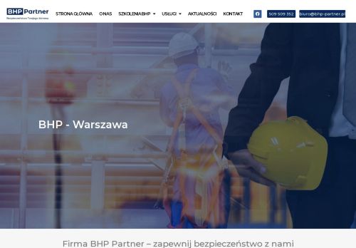 BHP PARTNER OŚRODEK SZKOLENIOWY PIOTR WIELGOSZ